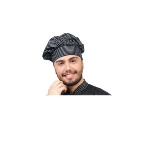 Σκούφος Σεφ ριγέ Polycotton Billsafety