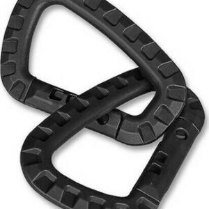Mil-Tec Carabiner Σετ Κρίκων Mαύρο