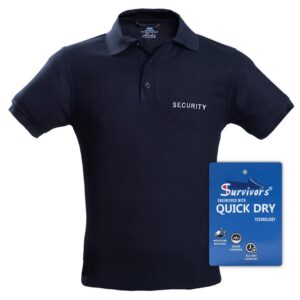 Alternative view of Μπλούζα polo Quick Dry Security με κέντημα