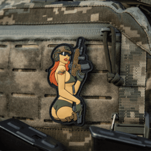Alternative view of Patch 3D Tactical Girl №4 PVC