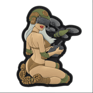 Patch 3D Tactical Girl №6 PVC
