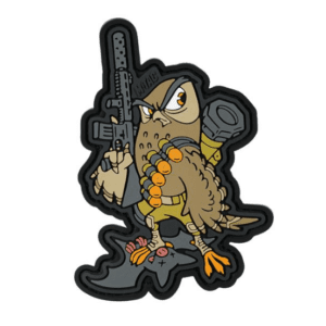 Patch 3D Owl PVC