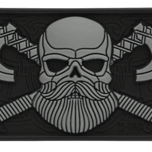 Patch 3D bearded skull