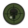 Patch 3D Target Punicher (Λαδί, Μαύρο)